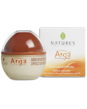 VENTIQUATTRORE Crema antiage con Olio di Argan e burro di Karitè Confezione 50 ml