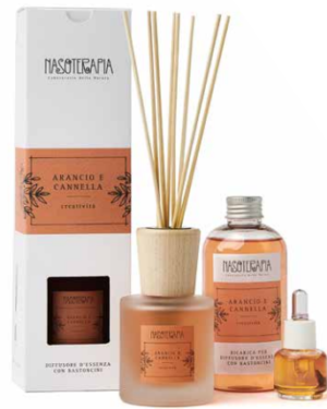 Diffusore d’essenze Arancio e Cannella Confezione 100 ml