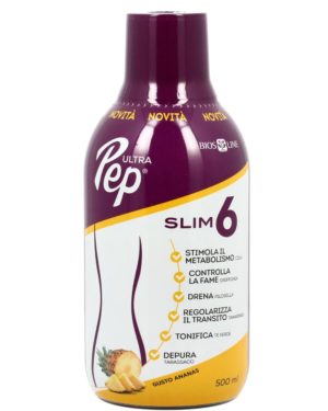 Ultra Pep Slim 6 Gusto Ananas 6 azioni in 1 per la perdita di peso – Confezione 500 ml