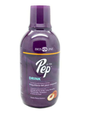 Ultra Pep Drink Gusto Pesca Coadiuvante per la riduzione del peso – Confezione 500 ml