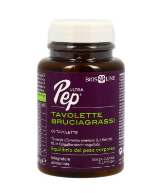 Ultra Pep Tavolette Bruciagrassi Stimola il metabolismo – Confezione 60 Tavolette