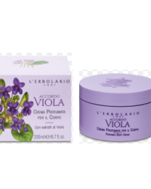 Crema profumata per il corpo Accordo Viola – Confezione 200 ml