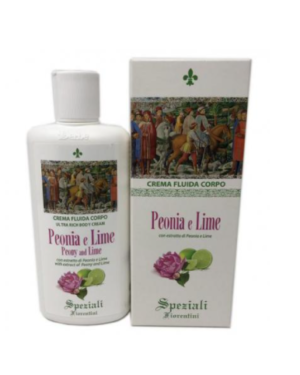 CREMA FLUIDA PEONIA E LIME – Confezione 200 ml