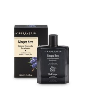 Lozione Dopobarba Energizzante con Ginepro nero – Confezione 100 ml