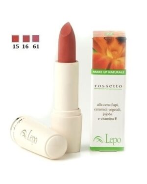 Rossetto alla cera d’api, ceramidi vegetali, jojoba e vitamina E – Confezione 4 ml