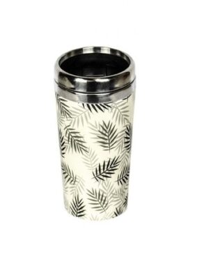 TAZZA “TAKE AWAY” BAMBOO MUG LEAFS