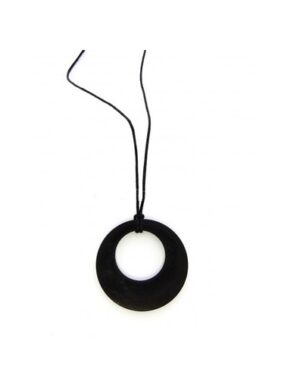 Pendente in Shungite cerchio forato”Donut” raggio di azione circa 80 cm