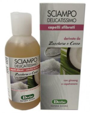 SHAMPOO zucchero e cocco capelli sfibrati 200 ml