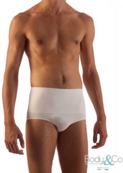 Slip Uomo Modellante Caffeina Taglia X/L 48/50 COLORE BIANCO