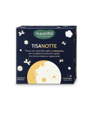 Tisanotte 21 filtri con Camomilla, tiglio, melatonina