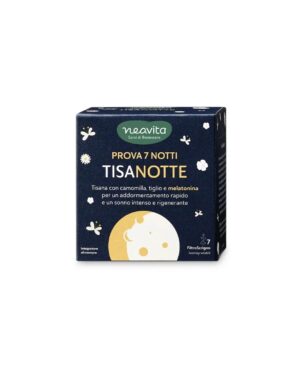 Tisanotte 7 filtri con Camomilla, tiglio, melatonina