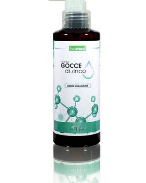 Nano Gocce di Zinco Biomed (Zinco Colloidale – 20ppm – 150ml)